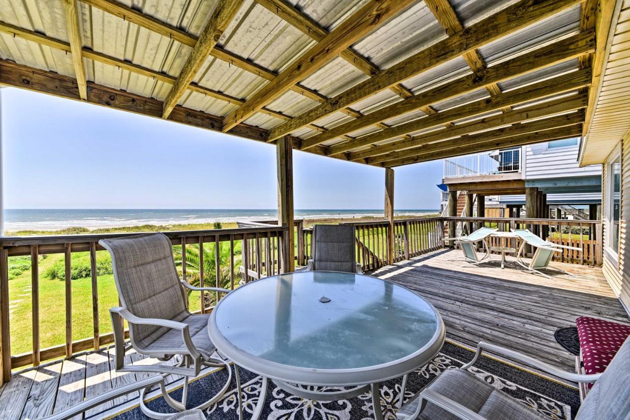 Galveston Beach House With Private Deck And Gulf Views Luaran gambar