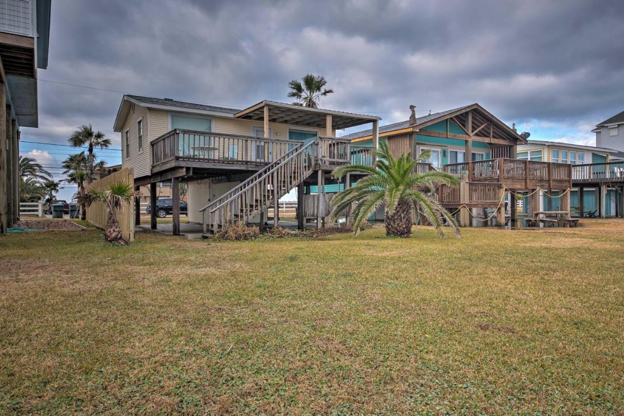 Galveston Beach House With Private Deck And Gulf Views Luaran gambar