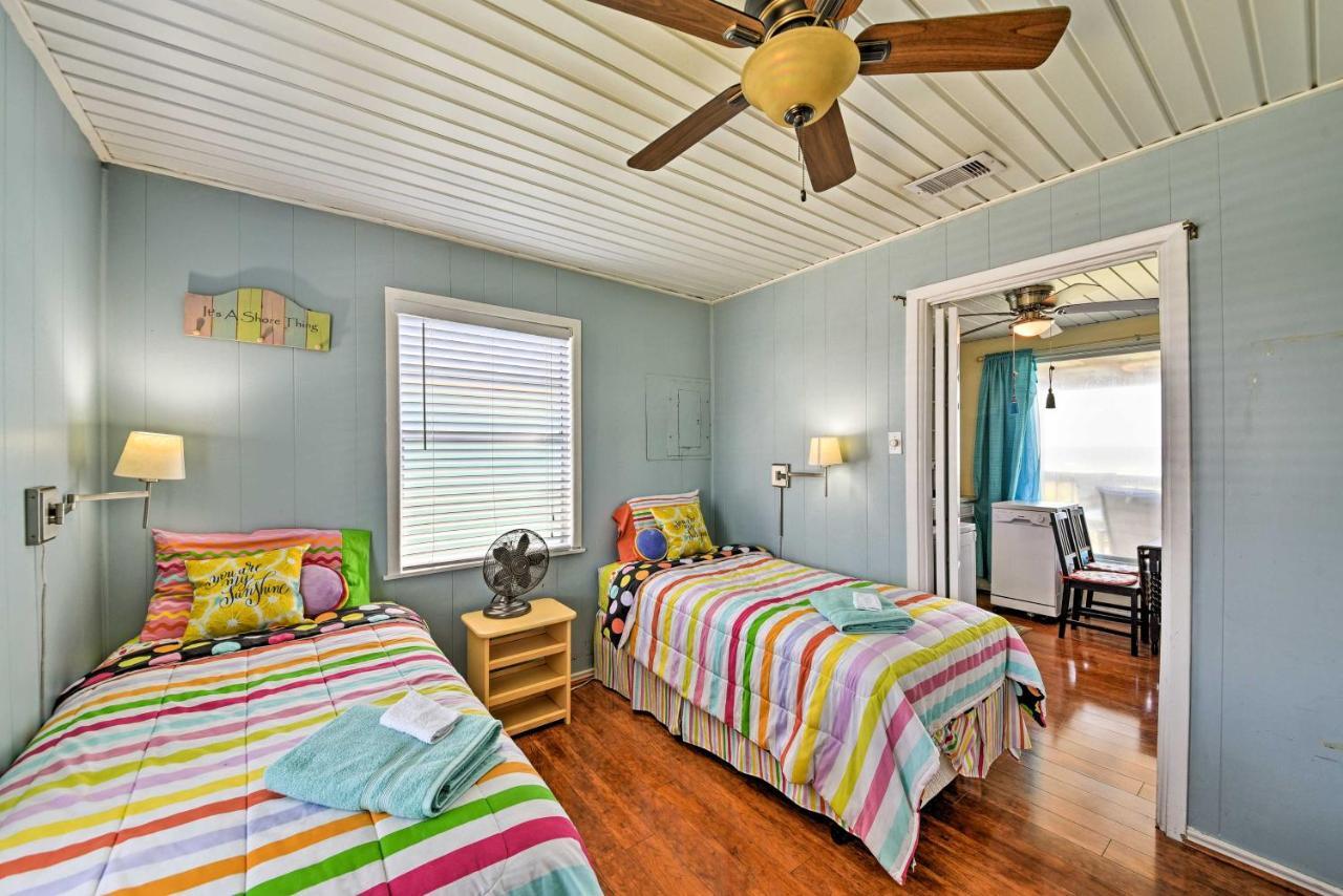 Galveston Beach House With Private Deck And Gulf Views Luaran gambar