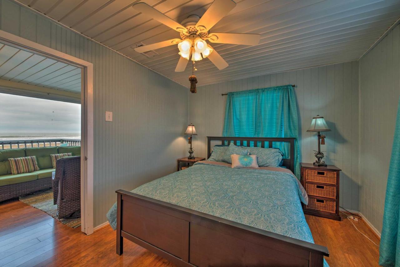 Galveston Beach House With Private Deck And Gulf Views Luaran gambar